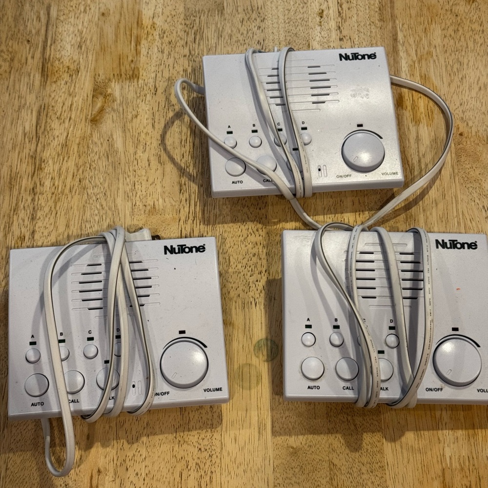NuTone White Intercom System Set